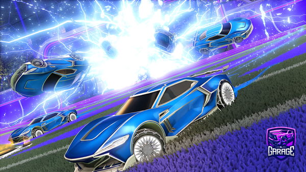 A Rocket League car design from Jedeepblue