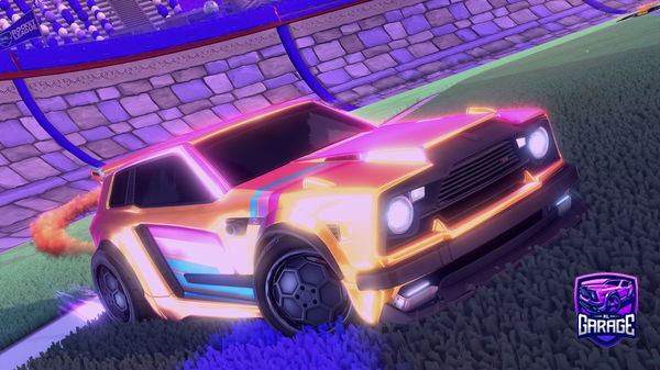 A Rocket League car design from FIREone62