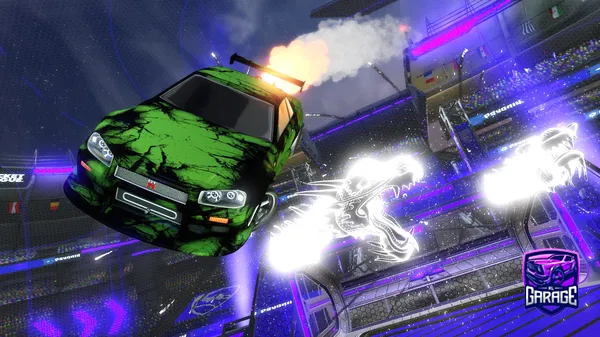 A Rocket League car design from Switch_Luca