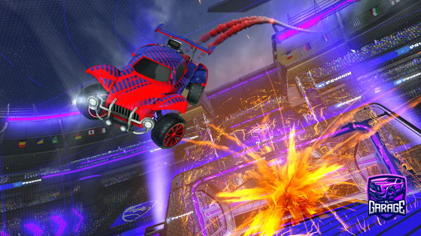 A Rocket League car design from No7