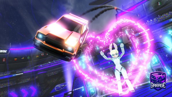 A Rocket League car design from Jittrippinyt