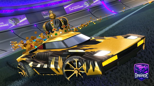 A Rocket League car design from Cosplash