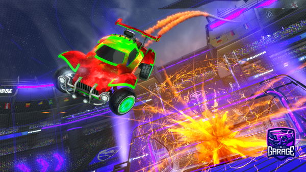 A Rocket League car design from JonnienMorri