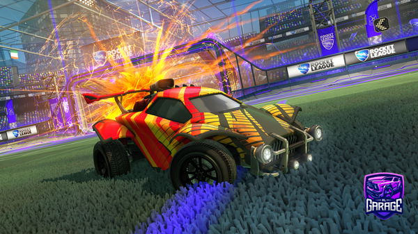 A Rocket League car design from goobd