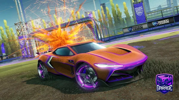 A Rocket League car design from CuttyCuttyCutty