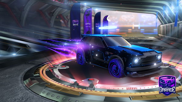 A Rocket League car design from -Trade-me-