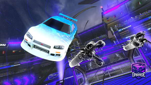 A Rocket League car design from dateager