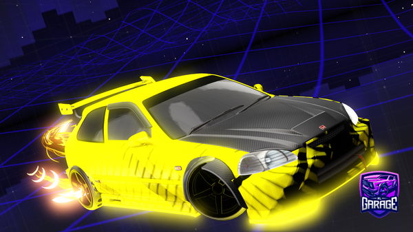 A Rocket League car design from G0DSP33D