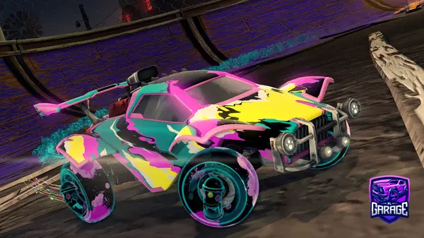 A Rocket League car design from est-oc31