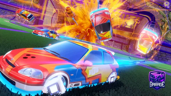 A Rocket League car design from Hg11