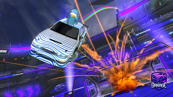 A Rocket League car design from Daraxy