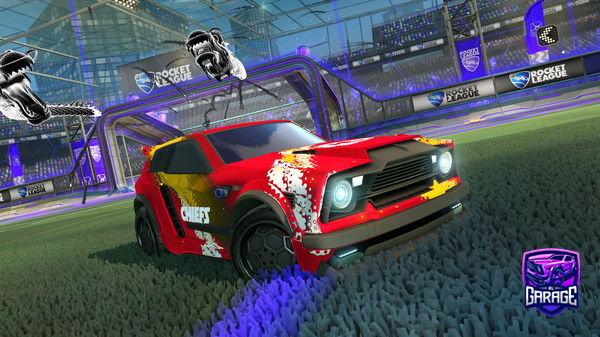 A Rocket League car design from SoccerSunday