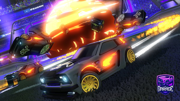 A Rocket League car design from batman69420