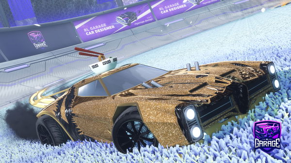 A Rocket League car design from Goatedonswitch