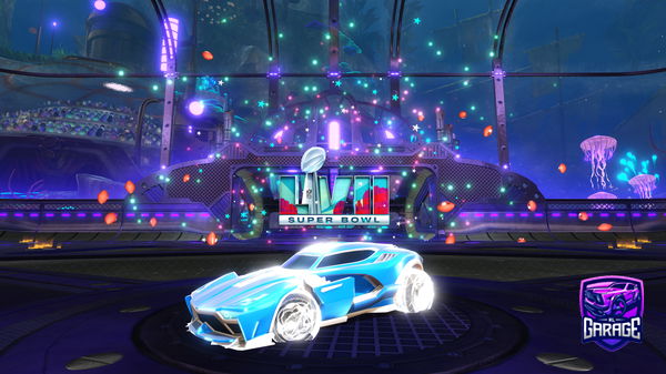 A Rocket League car design from pika1930