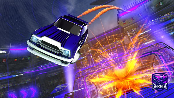 A Rocket League car design from Vinicius578