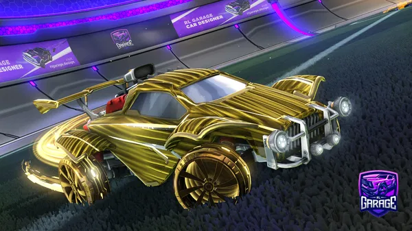 A Rocket League car design from Cosplash