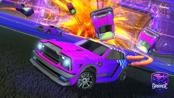 A Rocket League car design from Thets02