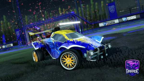 A Rocket League car design from mpgd