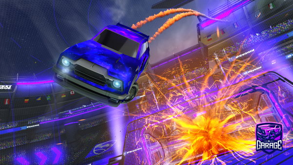 A Rocket League car design from Surge_K