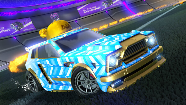 A Rocket League car design from OuterShark8616