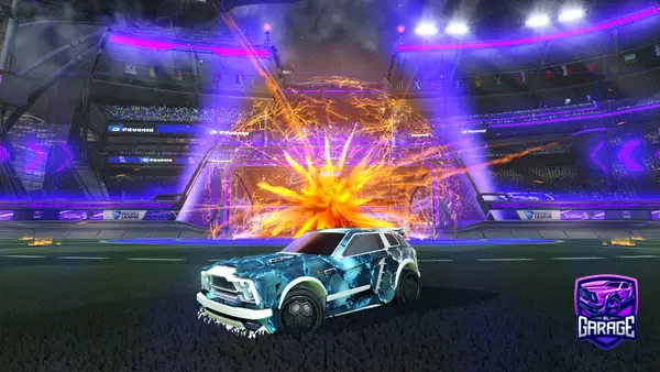 A Rocket League car design from PurpleToxix