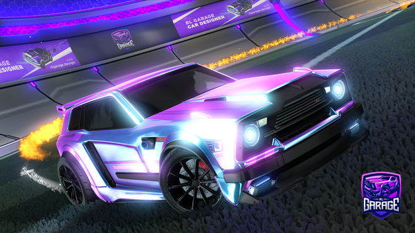 A Rocket League car design from GHo_X_ST