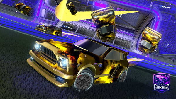 A Rocket League car design from Alexavier5