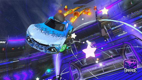 A Rocket League car design from Soniconetails