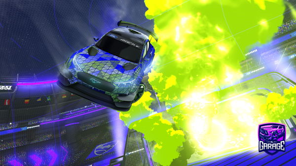 A Rocket League car design from LunarRumble9551