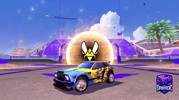 A Rocket League car design from GOGOEH