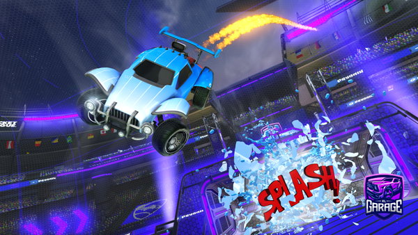 A Rocket League car design from Dracuske