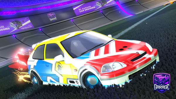 A Rocket League car design from GriddyGod