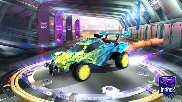 A Rocket League car design from NrgFishi