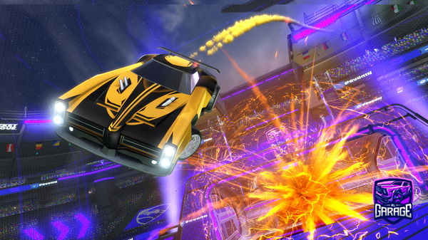 A Rocket League car design from Hypzz