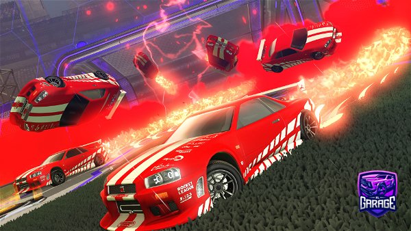 A Rocket League car design from Chargers10