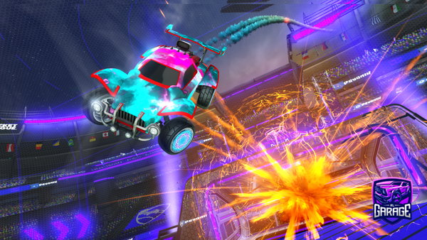 A Rocket League car design from Oxji2
