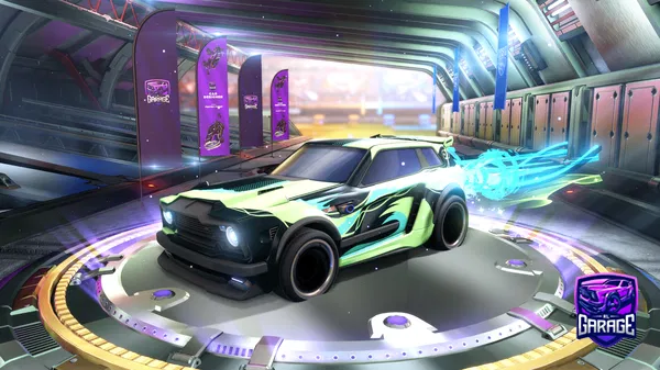 A Rocket League car design from felix300zx