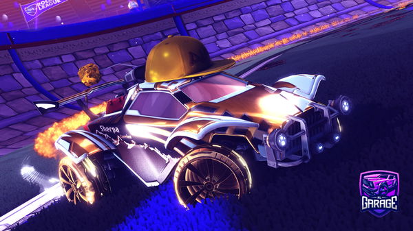 A Rocket League car design from Hud3