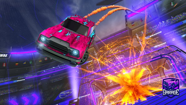 A Rocket League car design from Bogdij