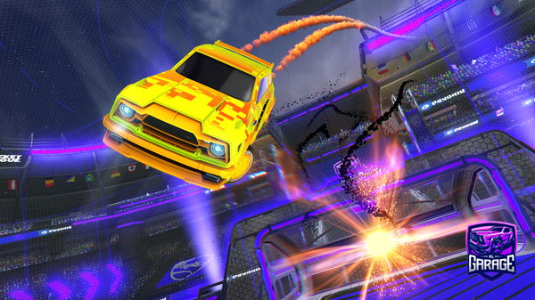 A Rocket League car design from mattmations