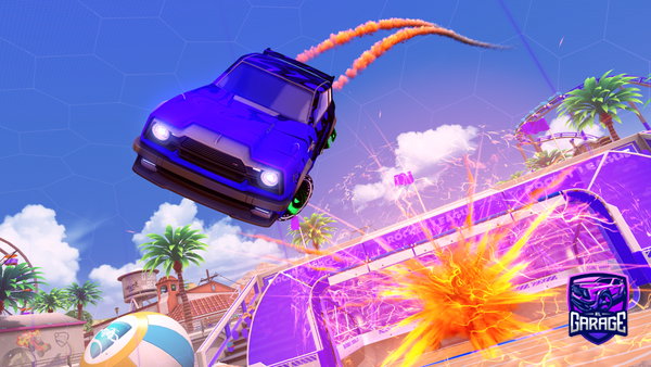 A Rocket League car design from pfllfldle