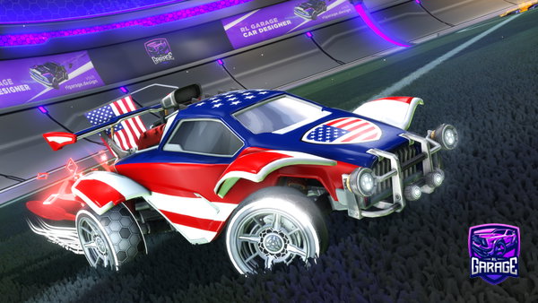 A Rocket League car design from D64s