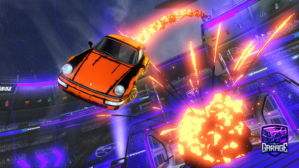 A Rocket League car design from Taggbulle