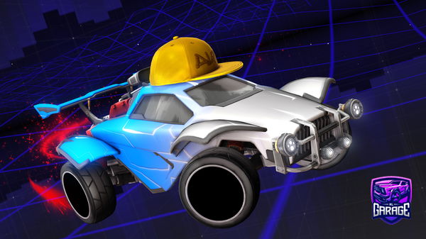 A Rocket League car design from usedzombas