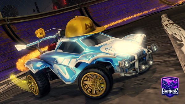 A Rocket League car design from styxALT