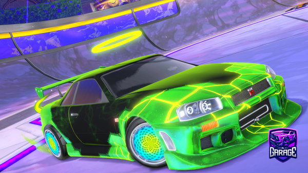 A Rocket League car design from damipatata