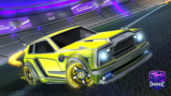 A Rocket League car design from est-oc31