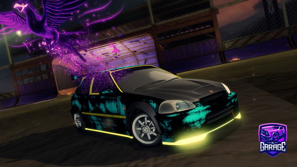 A Rocket League car design from EnekoTwistyMisty