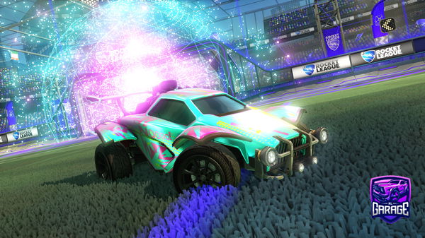 A Rocket League car design from Tapelesslime851